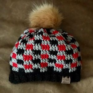 Handmade plaid hat